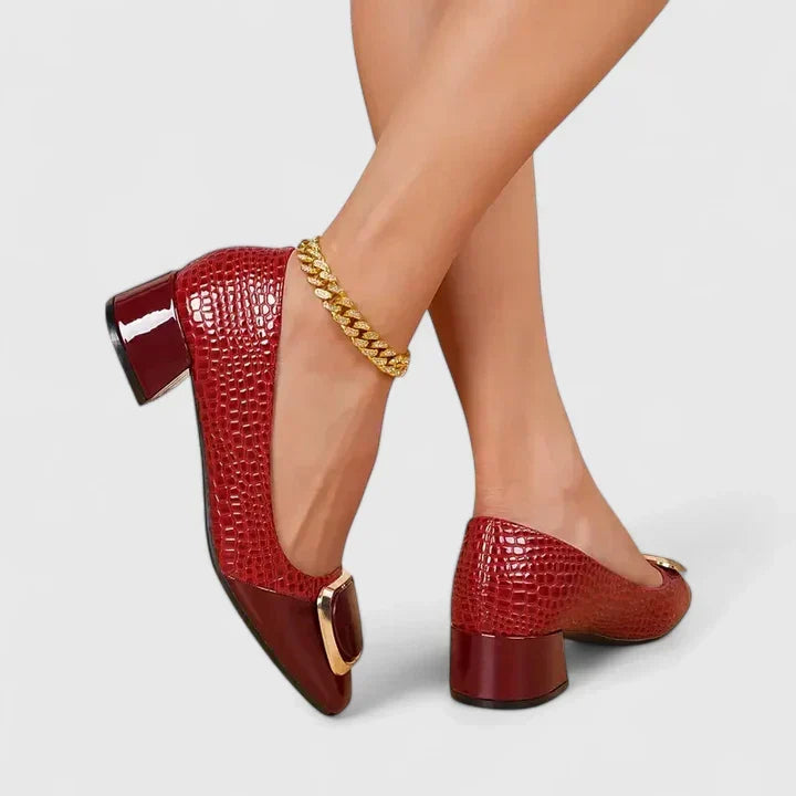 Loafers För Kvinnor | Blockklack Stängd Tå