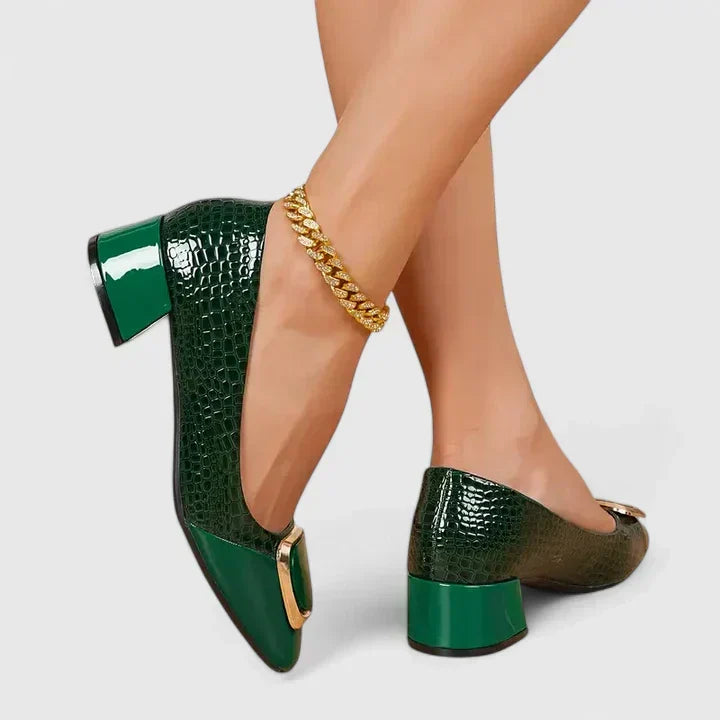 Loafers För Kvinnor | Blockklack Stängd Tå