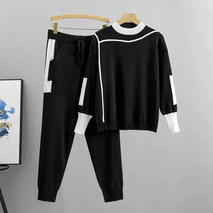 Damträningsdräkt | Långärmad Topp och Joggingbyxor