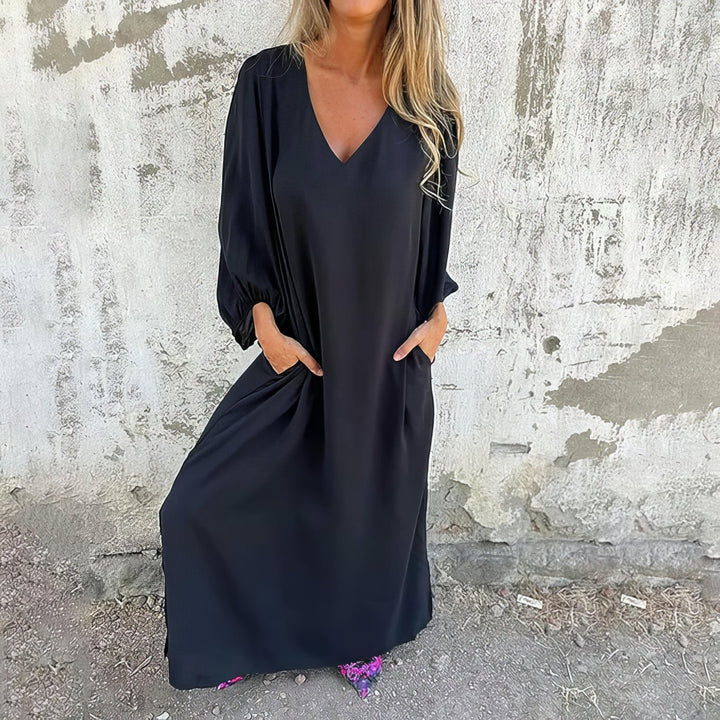 Kvinnors Boho Klänning | Sidoklyfta