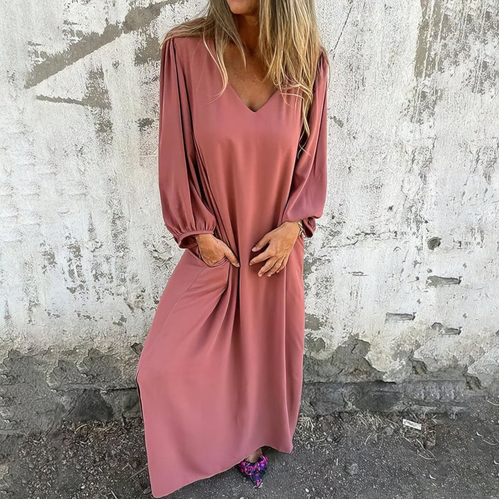 Kvinnors Boho Klänning | Sidoklyfta