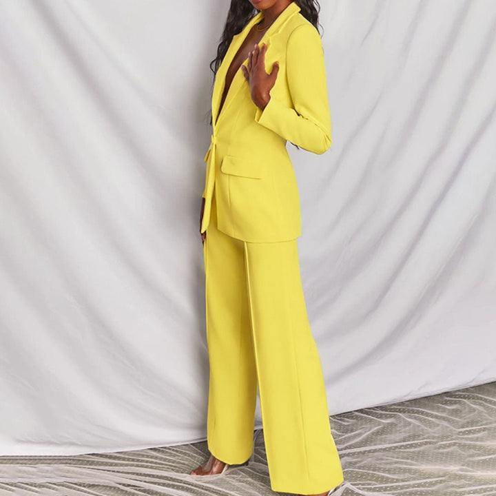 Kvinnors Tvådelade Set | Blazer och Byxor