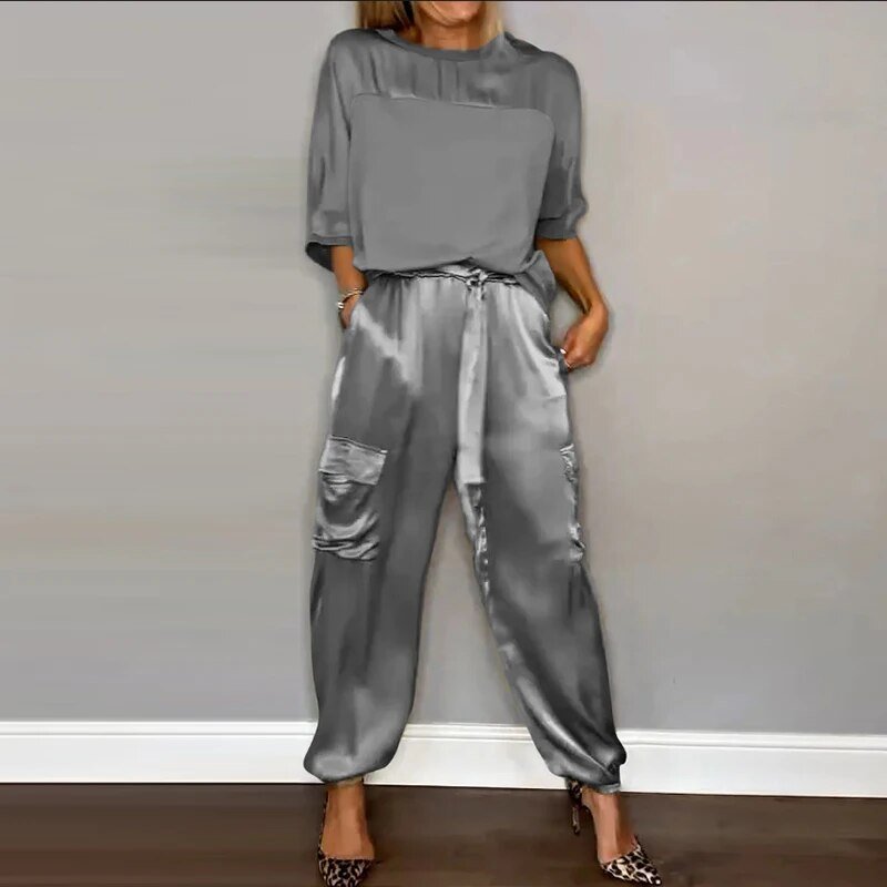 Kvinnors Outfit Set | Utility Pocket Byxor