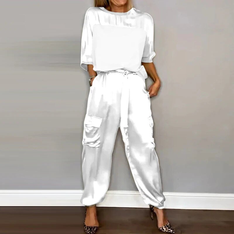 Kvinnors Outfit Set | Utility Pocket Byxor