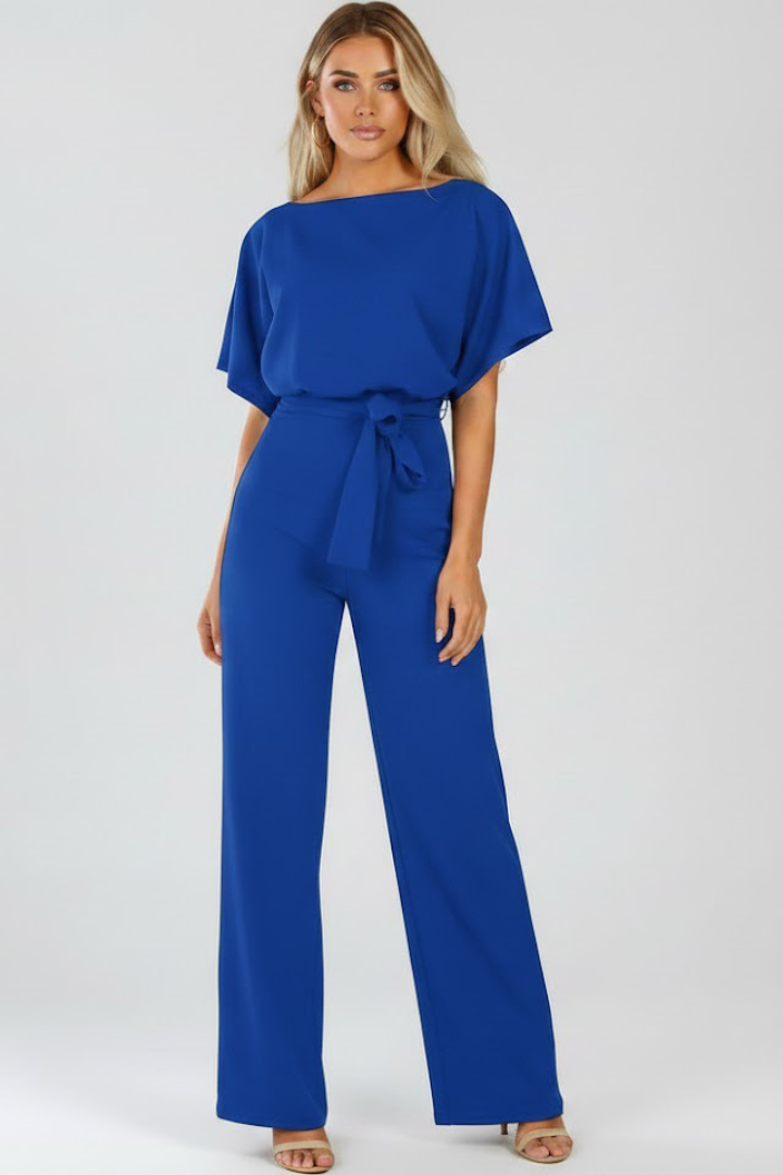 Kvinnors Vida Byxdress | Kort Ärmar med Bälte