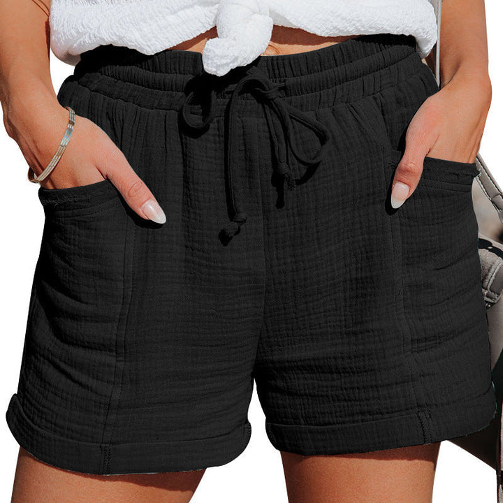 Kvinnors Sommarshorts | Dragsko Elastisk Midja