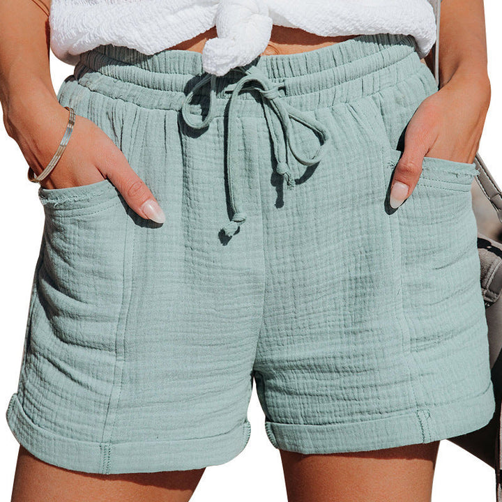 Kvinnors Sommarshorts | Dragsko Elastisk Midja