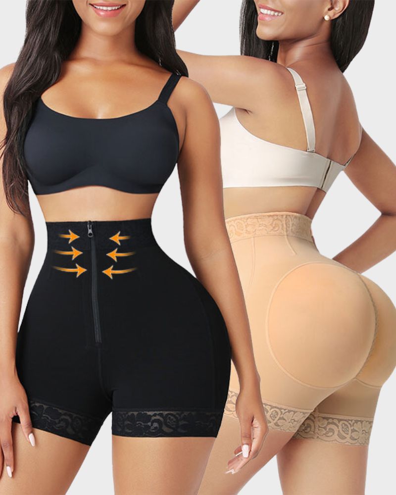 Shapewear För Kvinnor | Högmidjad Bodysuit Shorts