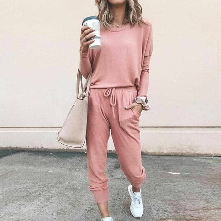 Kvinnors Tvådelade Set | Jogger-stil Byxor