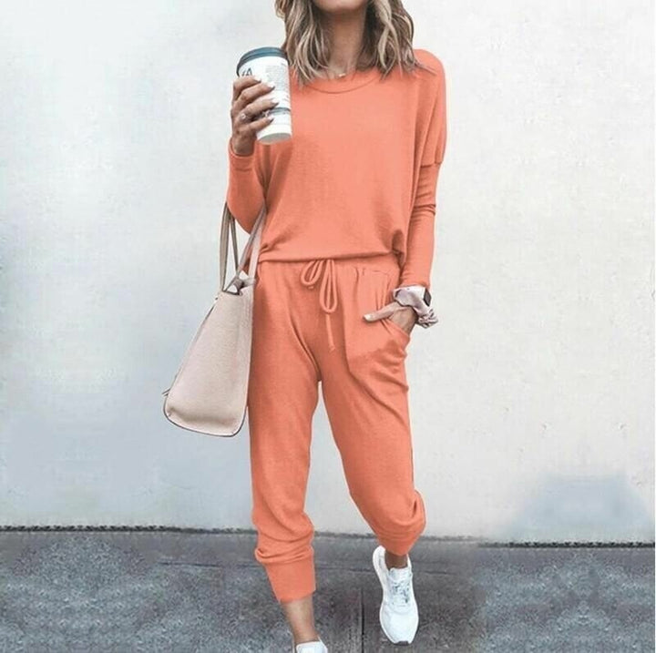 Kvinnors Tvådelade Set | Jogger-stil Byxor