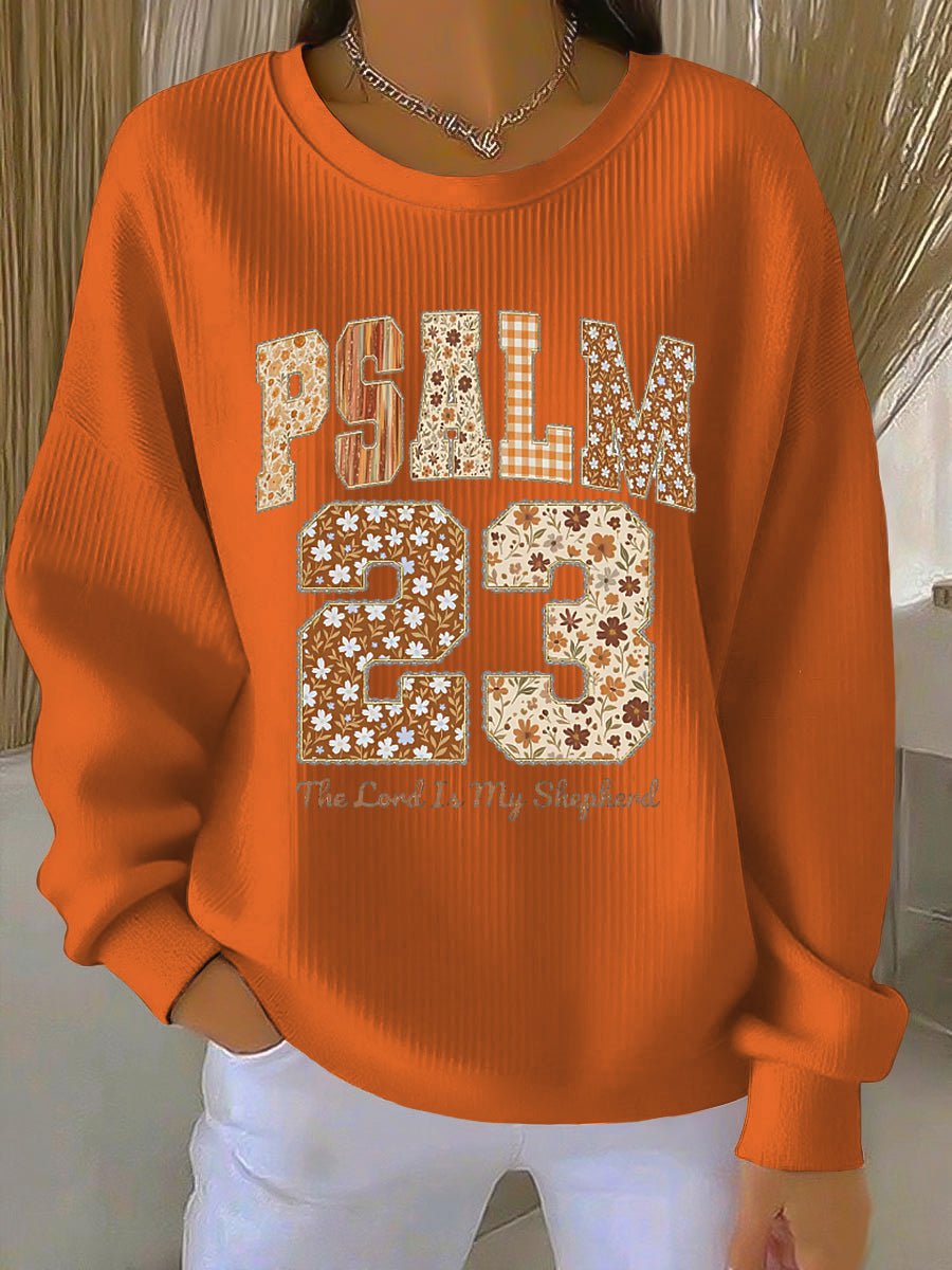 Kvinnors Sweatshirt | Crew Neckline Grafisk Tryck