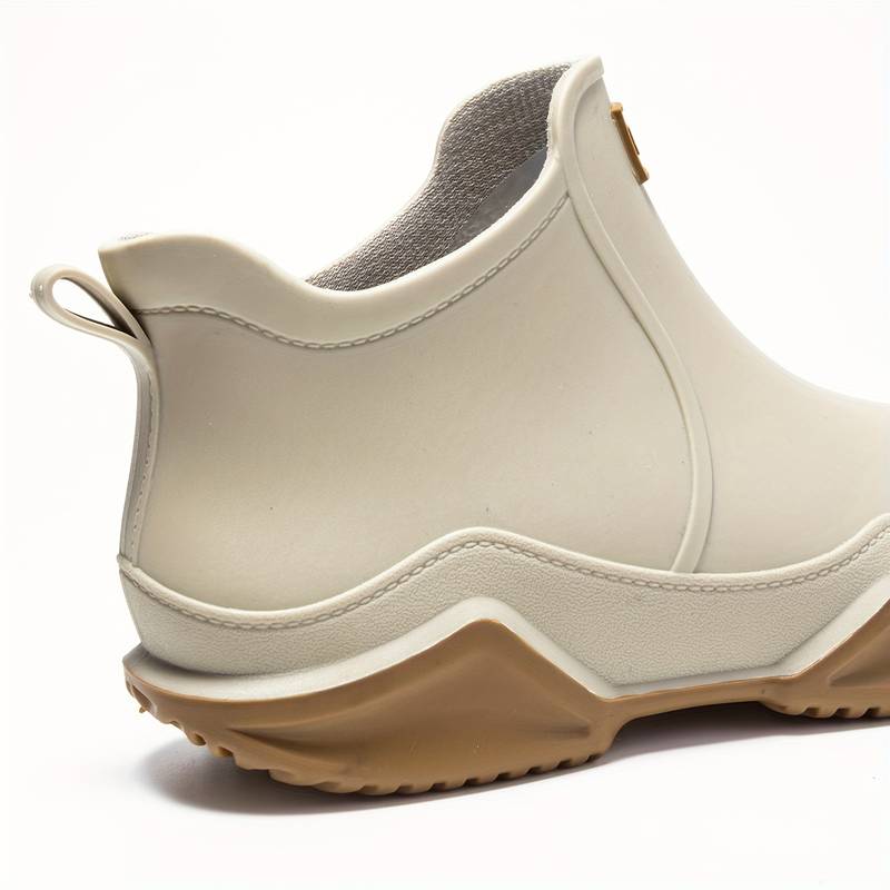 Kängor för kvinnor | Slip-On Ankelstil med Rund Tå