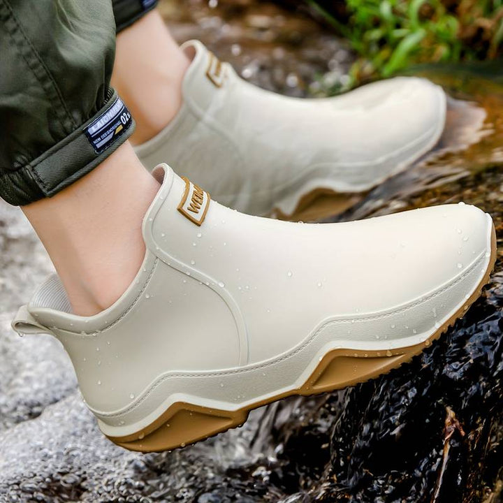 Kängor för kvinnor | Slip-On Ankelstil med Rund Tå
