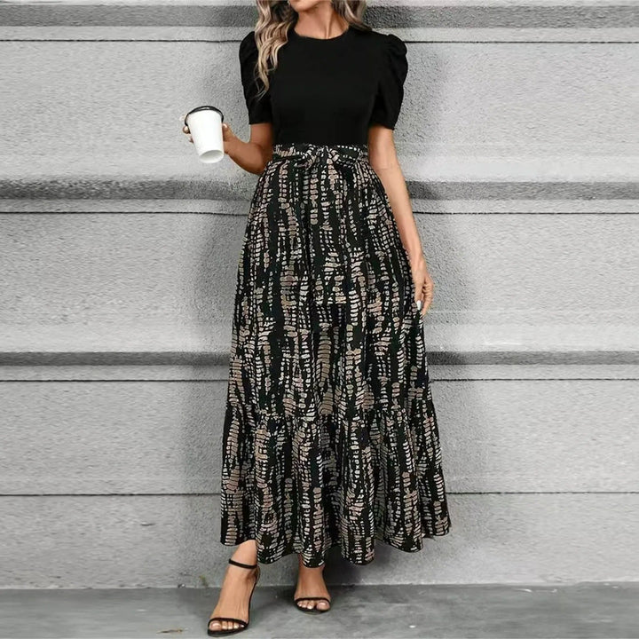 Kvinnors Maxi Sundress | Botaniskt Tryck