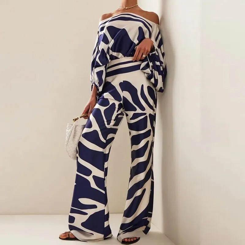 Kvinnors Tvådelade Set | Off-Shoulder