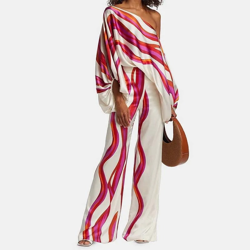 Kvinnors Tvådelade Set | Off-Shoulder