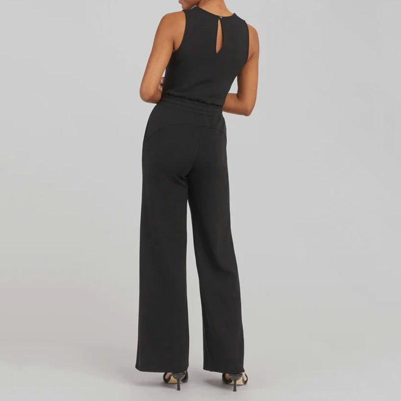 Kvinnors Jumpsuit | Knyt Midja Hel Längd Klipp