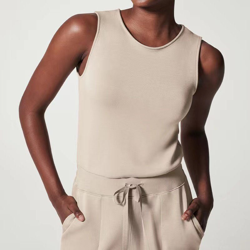 Kvinnors Jumpsuit | Knyt Midja Hel Längd Klipp