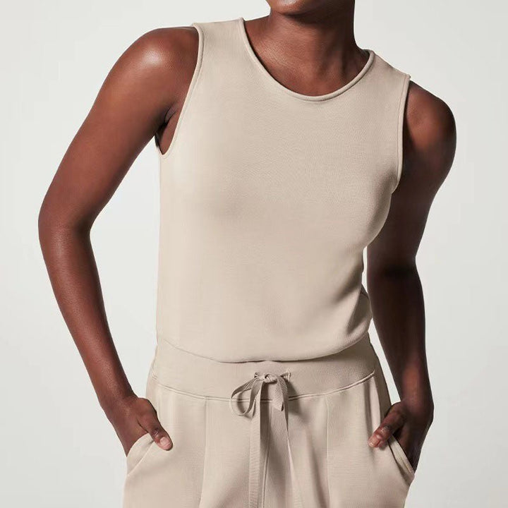 Kvinnors Jumpsuit | Knyt Midja Hel Längd Klipp