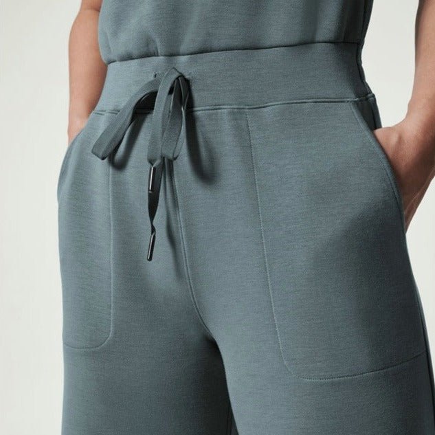 Kvinnors Jumpsuit | Knyt Midja Hel Längd Klipp